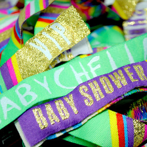 BABY SHOWER WRISTBANDS
