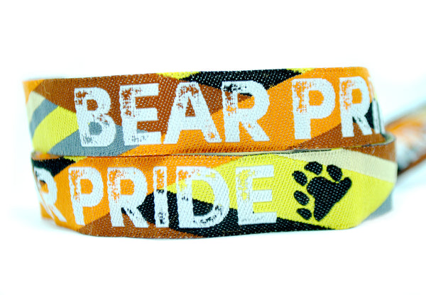 Bear Pride Wristbands - Gay Pride Bear Flag Wristband