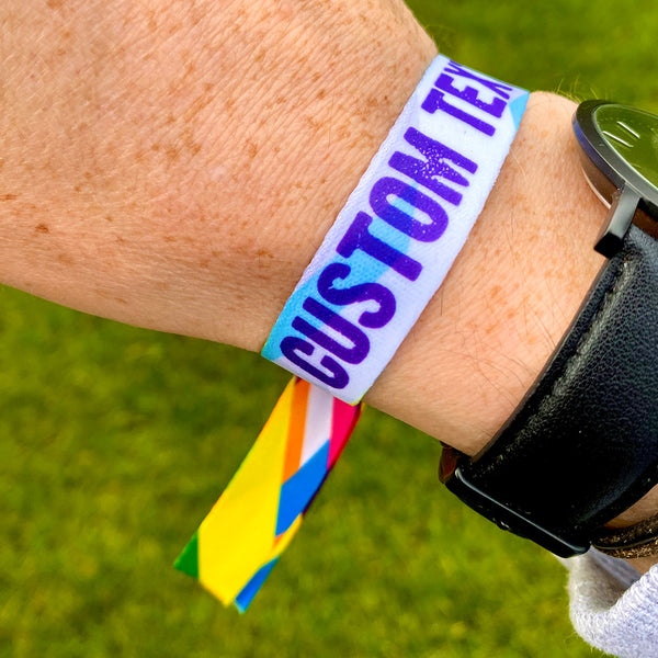festival party wristbands customised