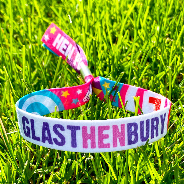 glast hen bury festival wristbands henfest hen party wristband