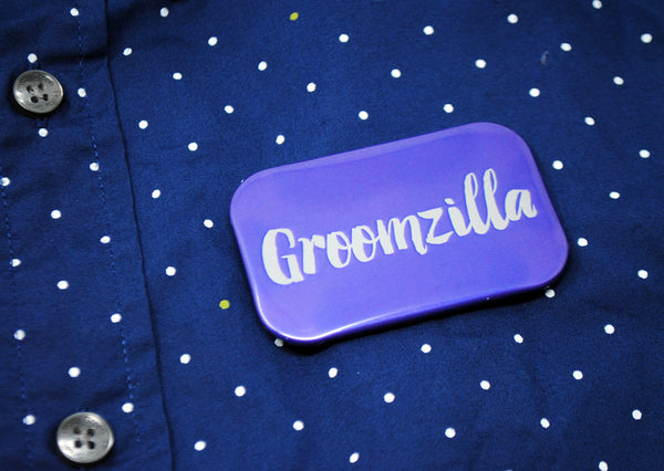 Groomzilla Stag Do Badge ~ Groom To Be Badge