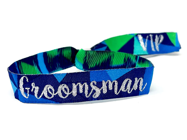 groomsman team groom stag bridal party wristband