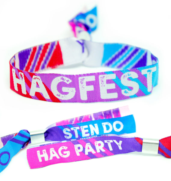 HAGFEST Hag Party / Sten Do (Joint Hen & Stag Do) Wristbands
