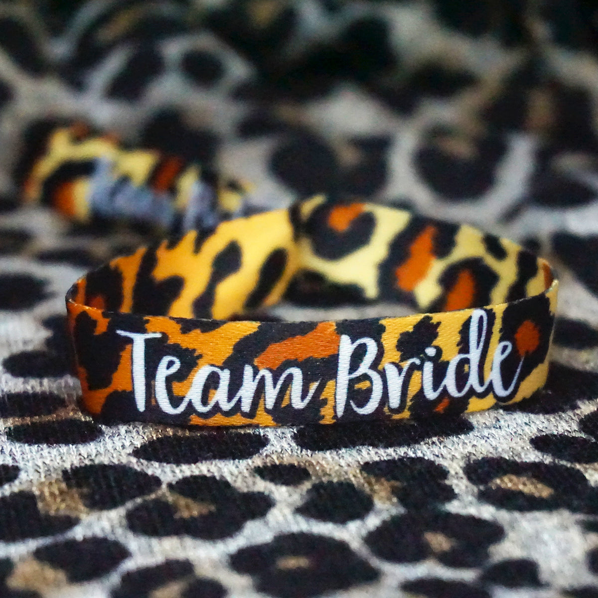 Team Bride Leopard Print Hen Party Wristbands Hen Party Wristbands