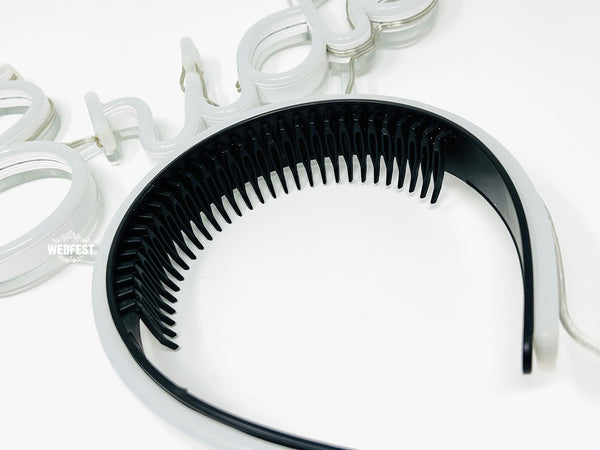 Bride Neon Wedding / Hen Party Head Piece Headband
