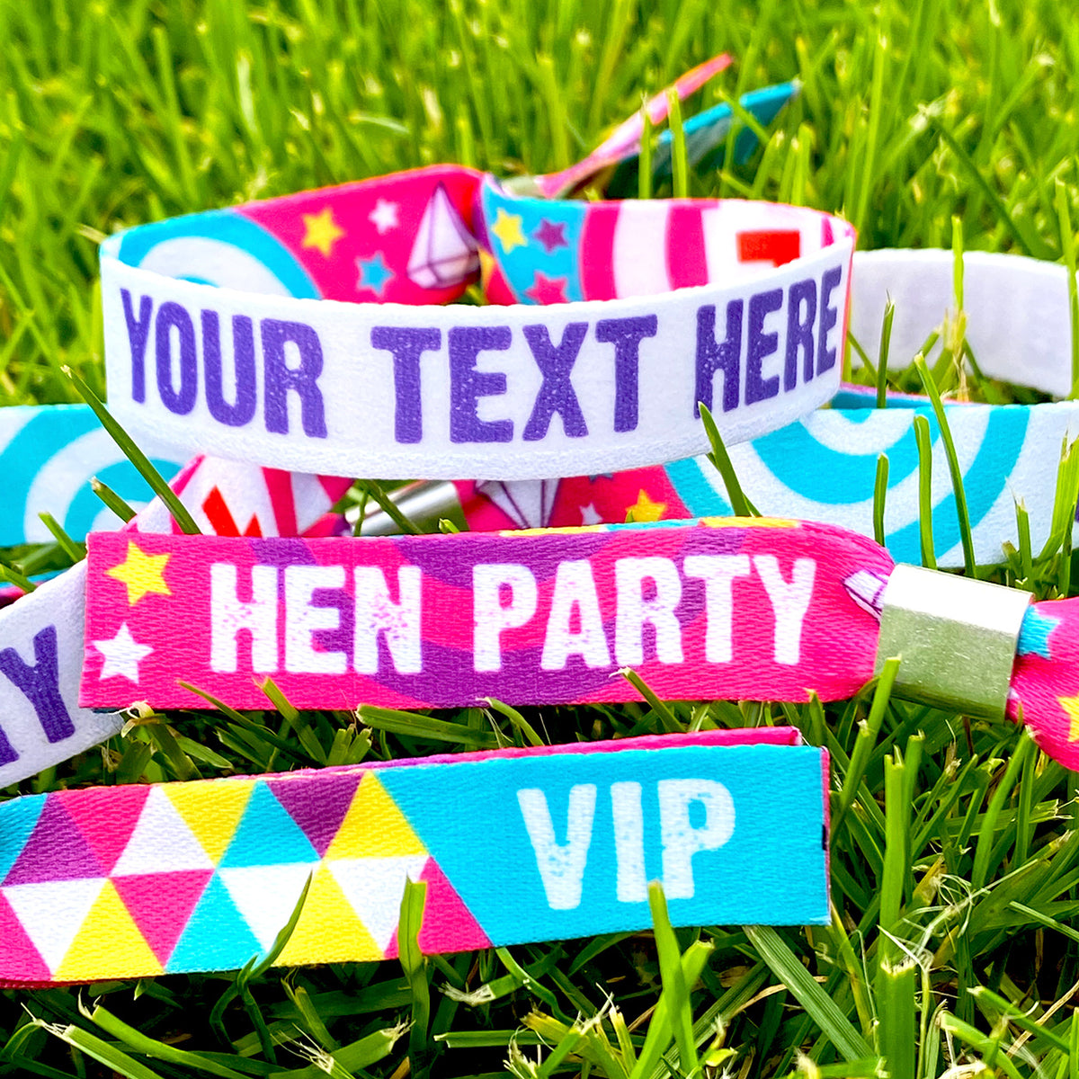 Personalised Festival Hen Party Wristbands Hen Party Wristbands