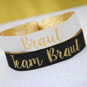 Team Braut - Armbänder für den Junggesellinnenabschied