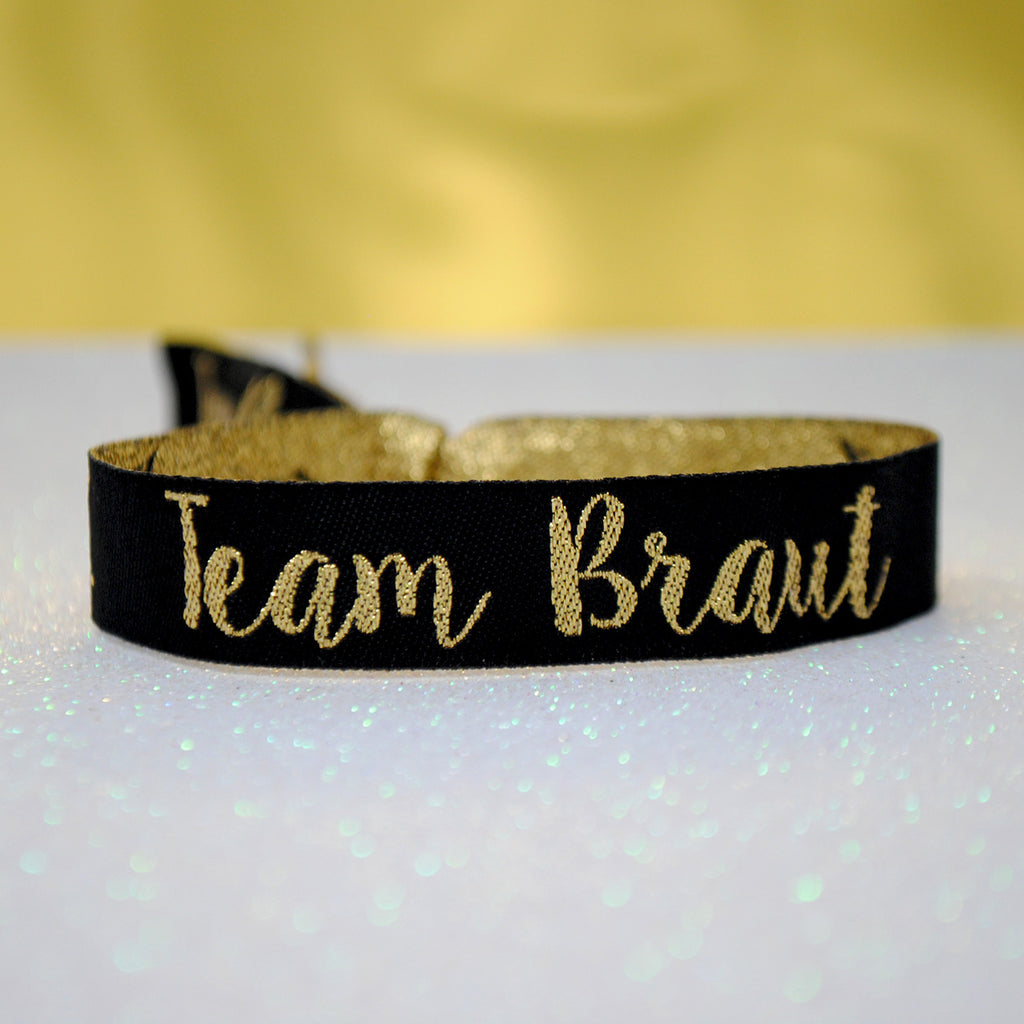 Team Braut / Team Bride JGA Armbander Junggesellinnenabschied