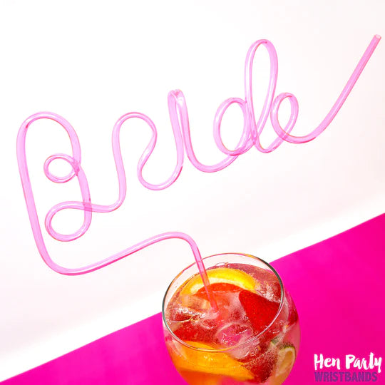 Sip, Snap, and Celebrate: The Bride to Be Straw for Your Hen Party ...