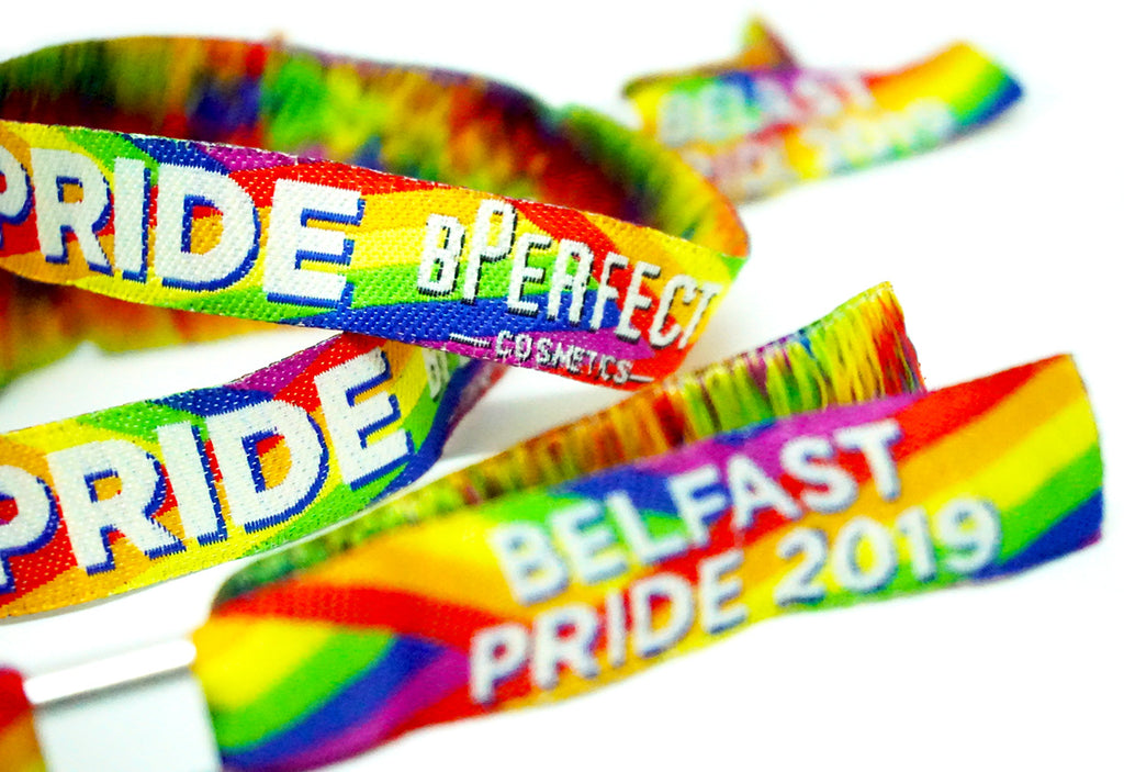 Custom Pride Event Wristbands for BPerfect Cosmetics