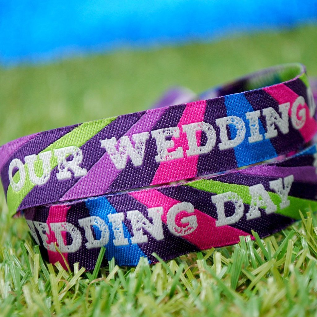Festival Wedding Wristband Favours