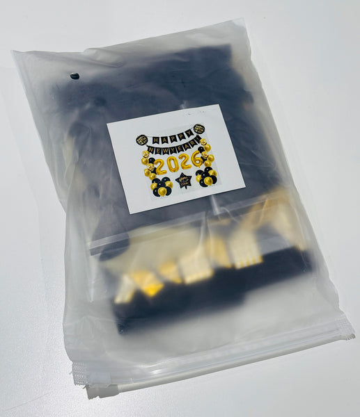 2026 New Years Eve Balloons Decorations Set ~ Large Happy New Year NYE 2026 Balloons