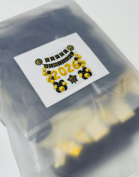 2026 New Years Eve Balloons Decorations Set ~ Large Happy New Year NYE 2026 Balloons