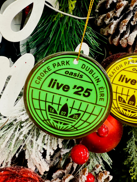 Live '25 Customised Christmas Tree Bauble