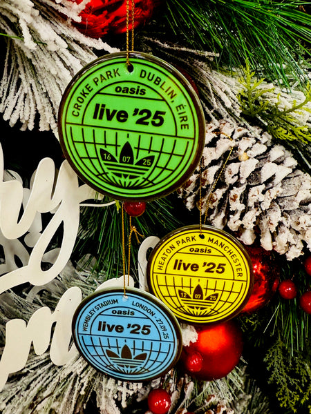 Live '25 Customised Christmas Tree Bauble