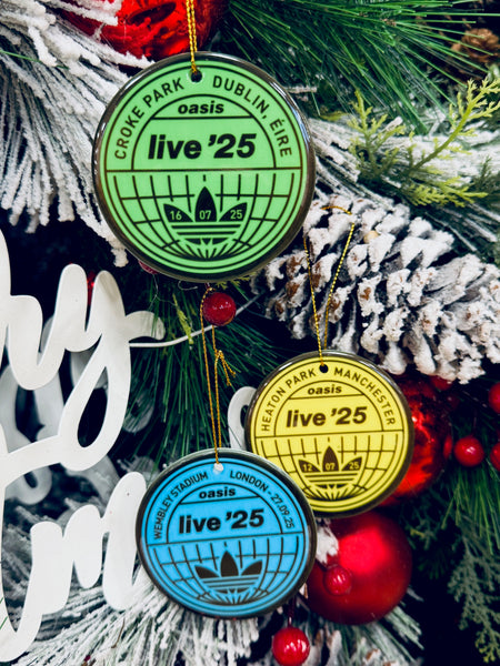 Live '25 Customised Christmas Tree Bauble
