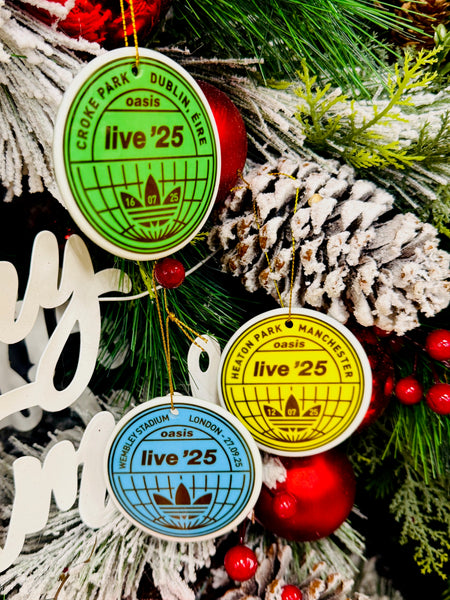 Live '25 Customised Christmas Tree Bauble