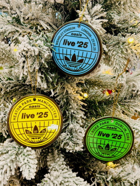 Live '25 Customised Christmas Tree Bauble