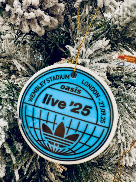 Live '25 Customised Christmas Tree Bauble