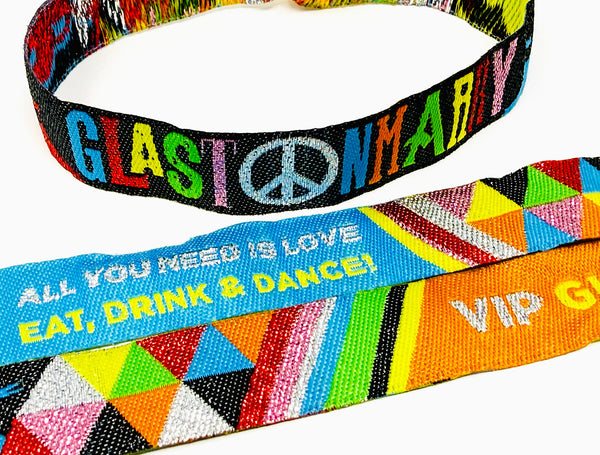 GLASTONMARRY Festival Wedding Wristbands