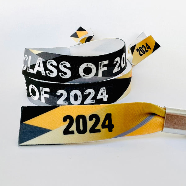 class of 2024 school leavers graduation festival wristbands