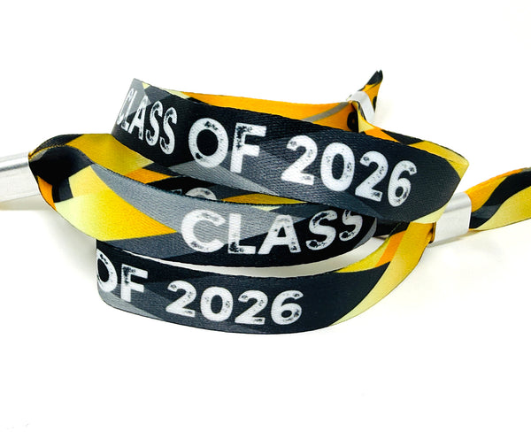 class of 2026 school leavers graduation wristbands