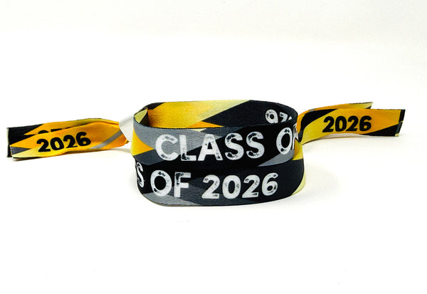 class of 2026 wristband favours school graduation leavers