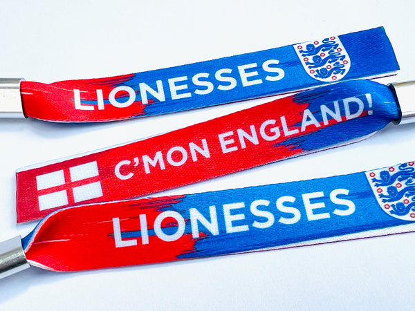 England Football World Cup Supporters Wristband - England Fans 3 Lions / Lionesses Wristbands