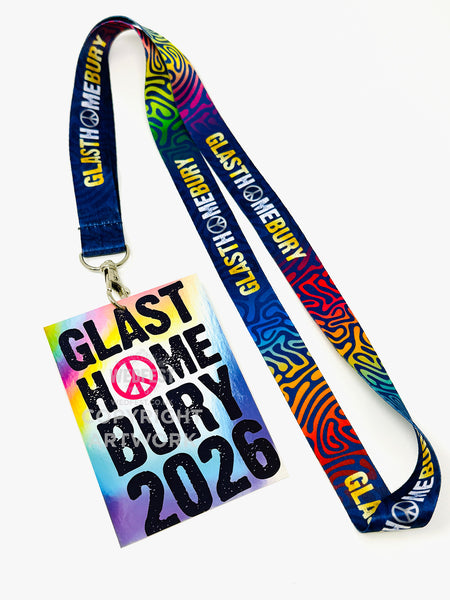 GLASTHOMEBURY Festival Party at Home VIP Lanyards