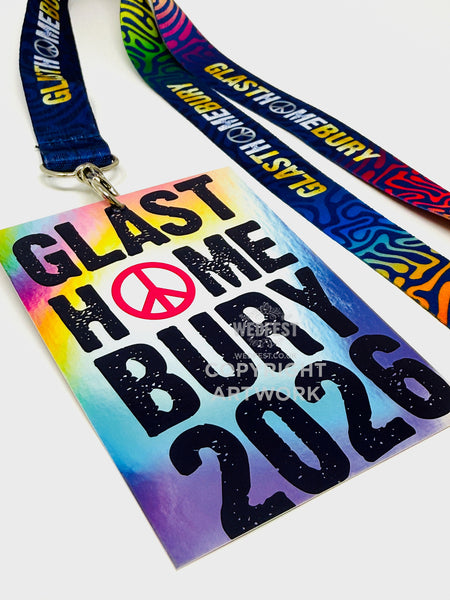GLASTHOMEBURY Festival Party at Home VIP Lanyards