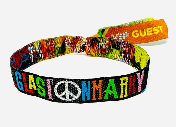 GLASTONMARRY Festival Wedding Wristbands
