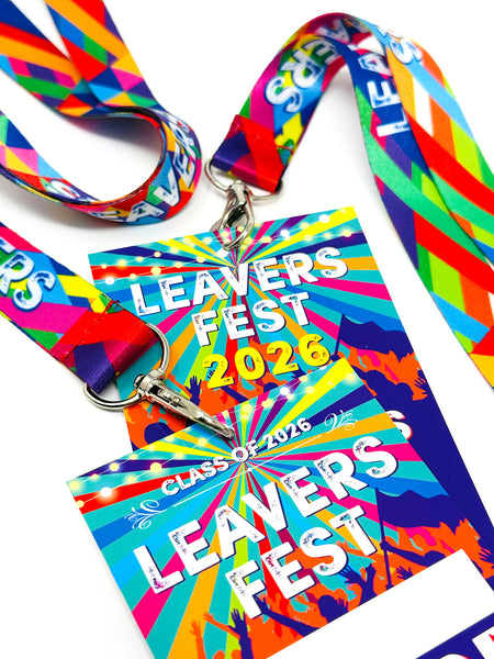 leaversfest 2026 festival vip lanyards