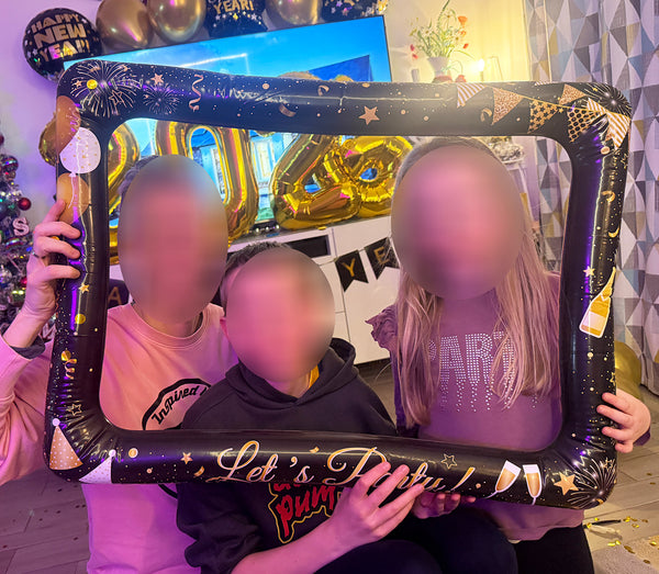 new years eve inflatable party selfie photo frame