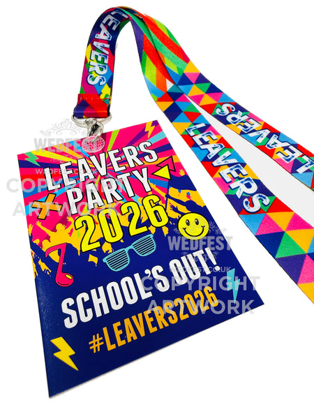 school leavers party 2026 festival lanyard accessories