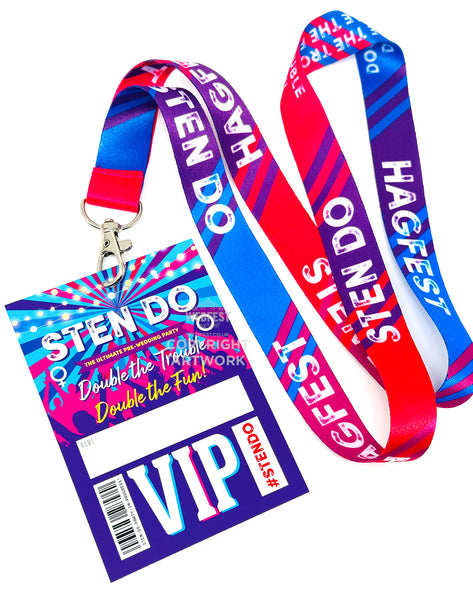 sten do joint hen stag party lanyard accessories