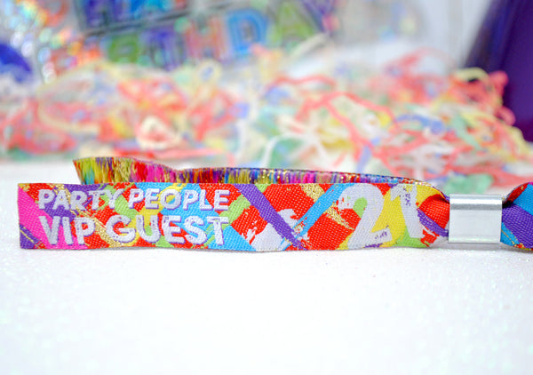 21FEST ® 21st Birthday Party Festival Wristbands