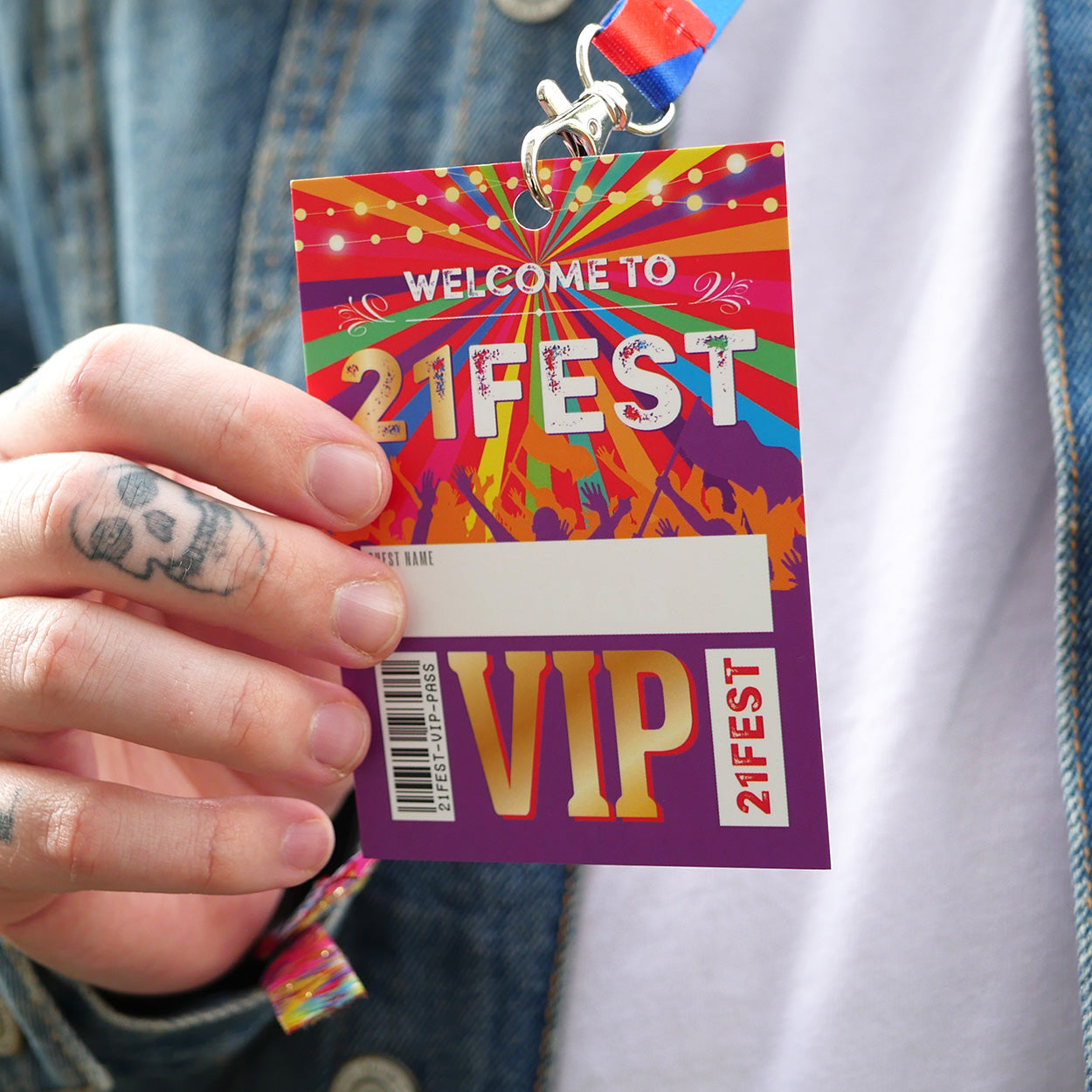 21fest 21st birthday festival vip lanyards