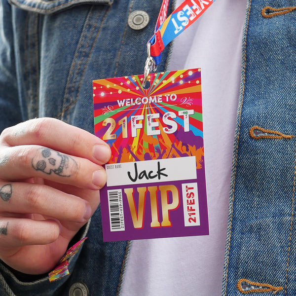 21FEST ® 21st Birthday Party Festival VIP Lanyards