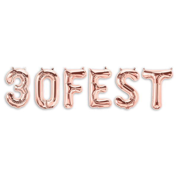 30fest 30th birthday party 16 inch foil balloons