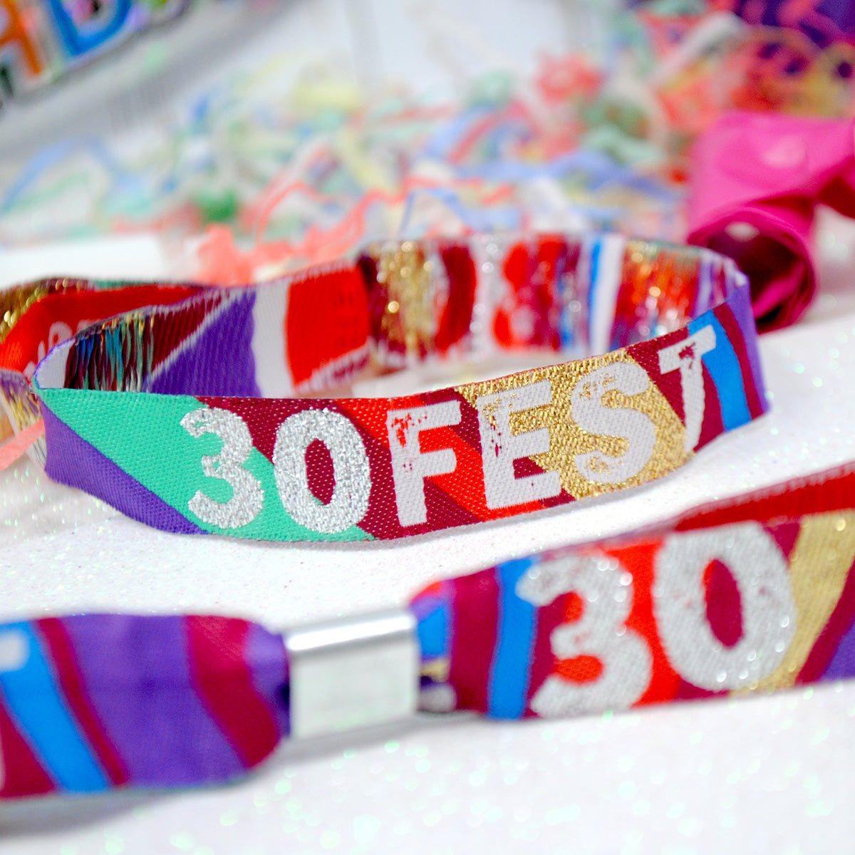 30FEST ® 30th Birthday Party Festival Wristbands