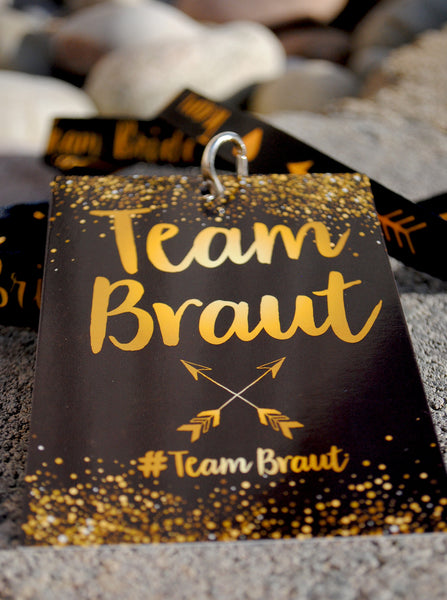 Team Braut VIP Pass-Junggesellinnen-Abzugsleine - Team Braut Junggesellinnenabschied