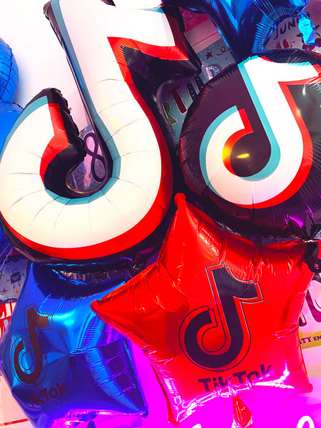 Tik Tok Birthday Party Balloons Decorations (4 Pack)