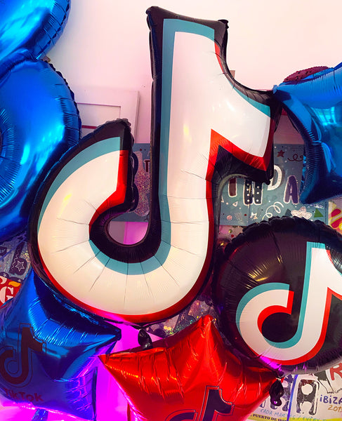 Tik Tok Birthday Party Balloons Decorations (4 Pack)