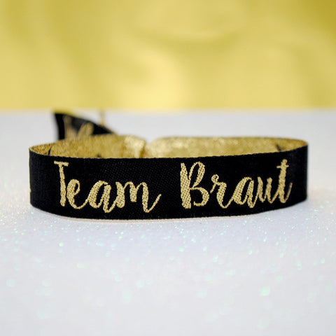 Team Braut (GERMAN) Hen Party Wristbands ~ Junggesellinnenabschied JGA Armbänder ~ JGA Bracelet