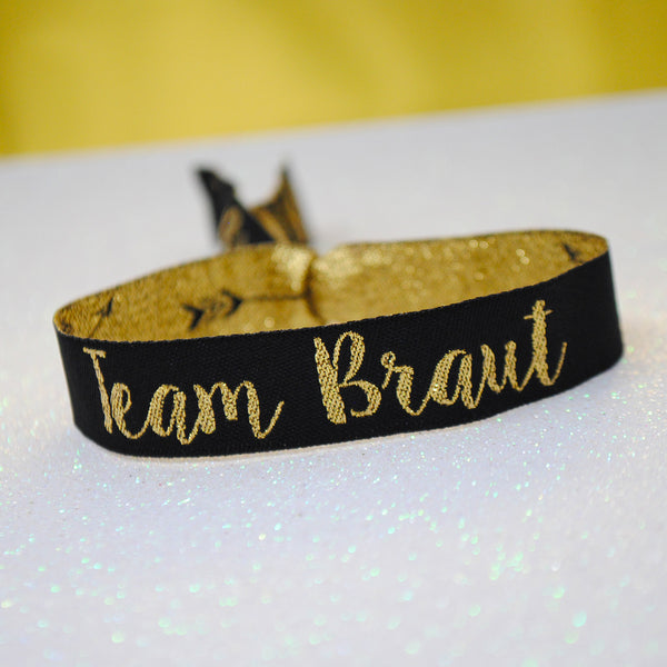 Team Braut (GERMAN) Hen Party Wristbands ~ Junggesellinnenabschied JGA Armbänder ~ JGA Bracelet