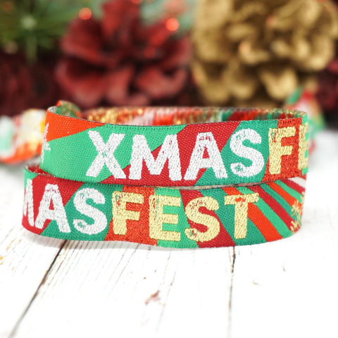 XMASFEST christmas party festival wristbands homefest