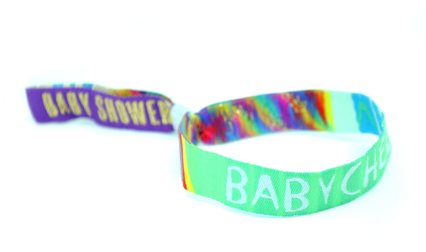 Babychella Baby Shower Festival Party Favour Wristbands