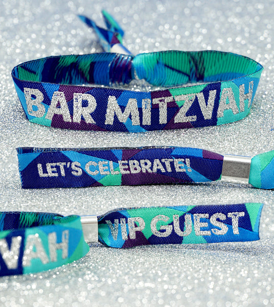 bar mitzvah celebration festival party wristbands