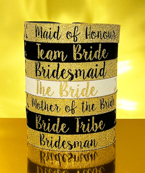 mother of the groom bridal party wristband