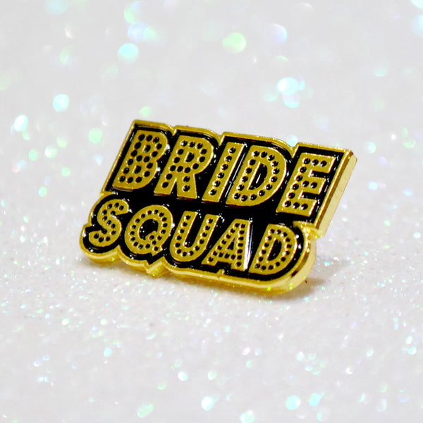 Bride Squad Hen~Bachelorette Party Enamel Lapel Pin Badges